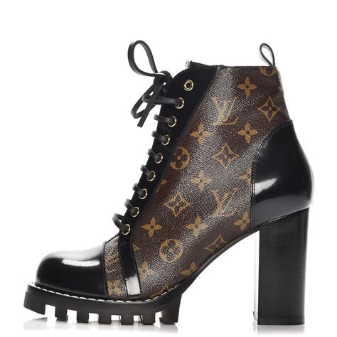 black louis vuitton leather shoes|louis vuitton ankle boots black.